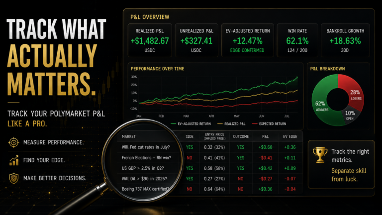 How to Track Your Polymarket P&L (And Why Most Traders Get It Wrong)