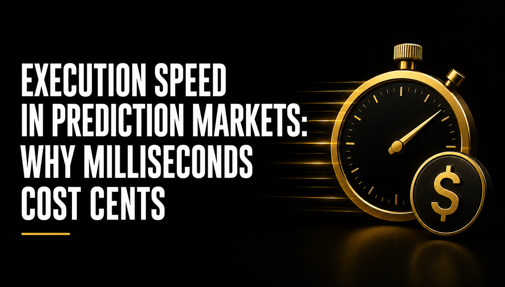 Order execution speed trading in prediction markets showing three latency layers, WebSocket versus REST comparison, and dollar cost of timing delays on event-driven Polymarket trades