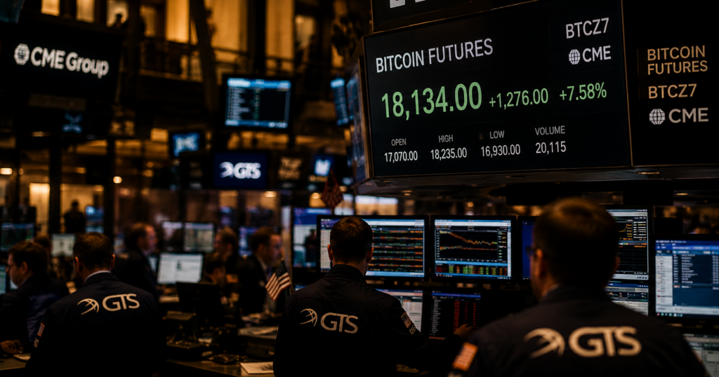 CME Bitcoin futures launch December 2017 marking first regulated derivatives product for Bitcoin in US financial markets changing market cycle structure