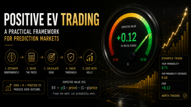 Positive EV Trading: A Practical Framework for Prediction Markets