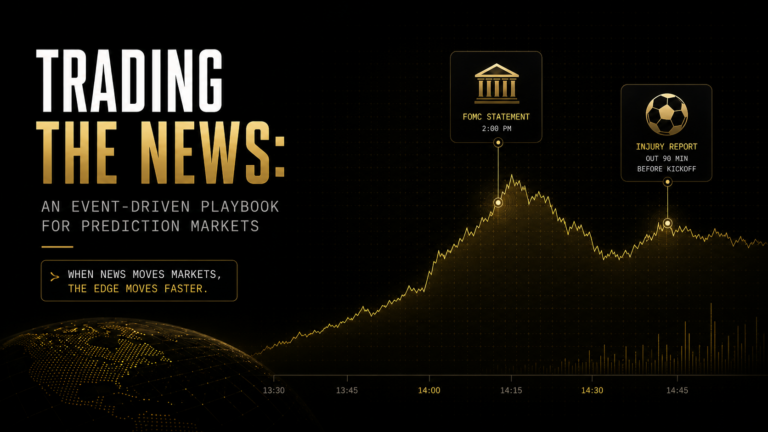 Trading the News: An Event Driven Playbook for Prediction Markets