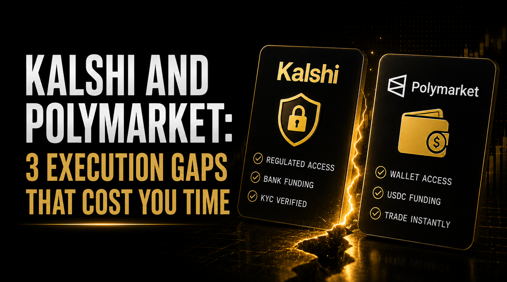 Kalshi and Polymarket funding, KYC and withdrawal process compared side by side