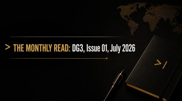 DG3 monthly recap trading terminal at night with live charts and order book