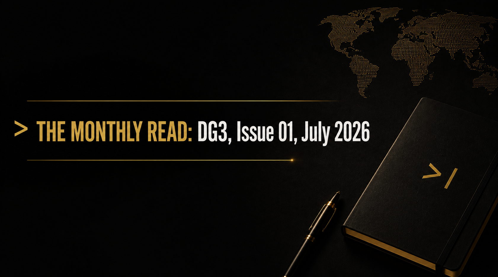 DG3 monthly recap trading terminal at night with live charts and order book