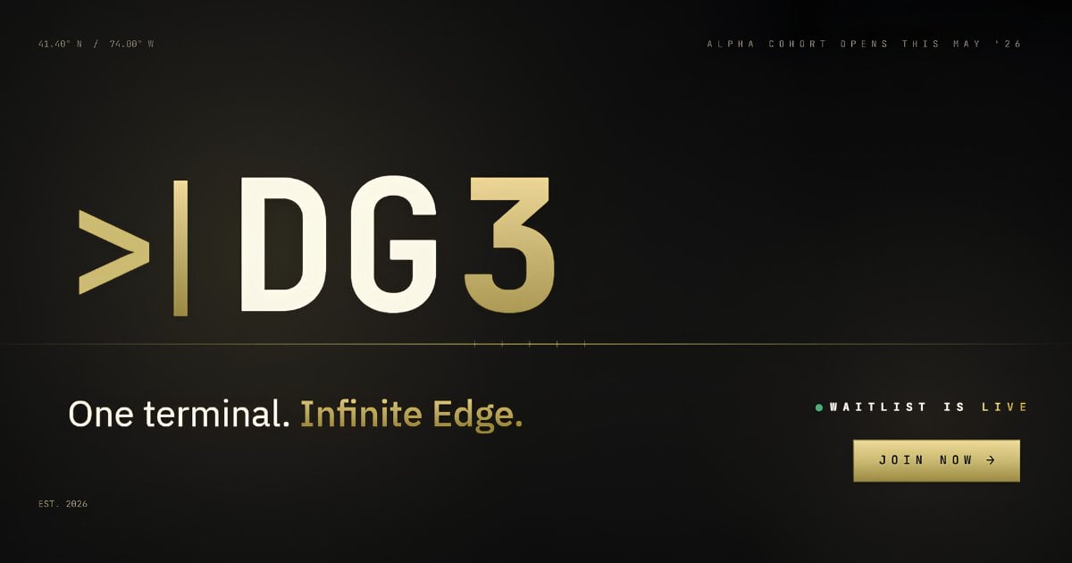 Dg3 Pattern DG3 · Intelligent Prediction Market Terminal